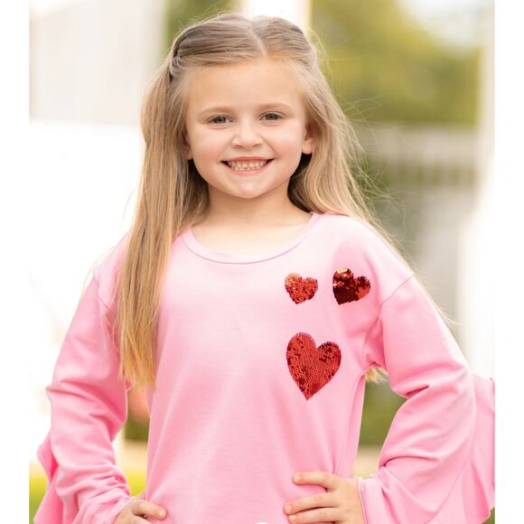 THE YELLOW LAMB Tabby Top with Hearts NWT size 8 - Picture 3 of 8